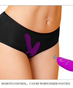 PRETTY LOVE – MASAJEADOR & VIBRADOR 12 VIBRACIONES CONTROL REMOTO MORADO - intimamenities.com
