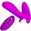PRETTY LOVE – MASAJEADOR & VIBRADOR 12 VIBRACIONES CONTROL REMOTO MORADO - intimamenities.com