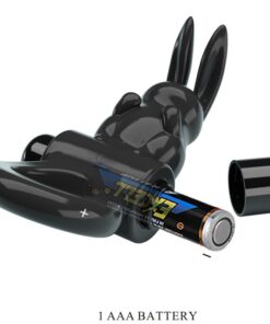 PRETTY LOVE – EXCITING RING ANILLO VIBRADOR RABBIT 10 VIBRACIONES NEGRO - intimamenities.com