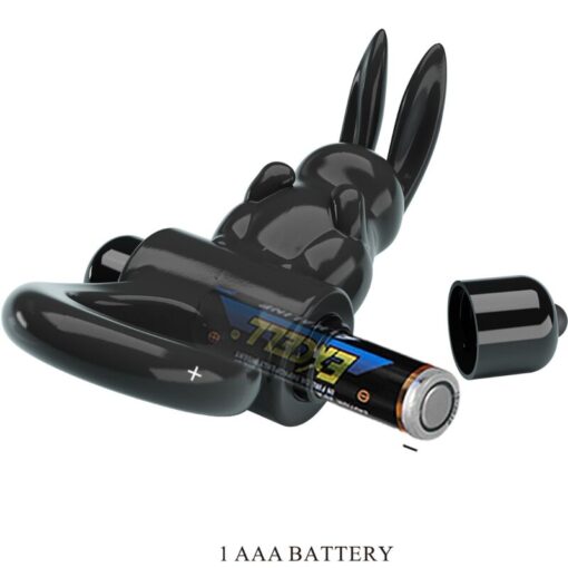 PRETTY LOVE – EXCITING RING ANILLO VIBRADOR RABBIT 10 VIBRACIONES NEGRO - intimamenities.com