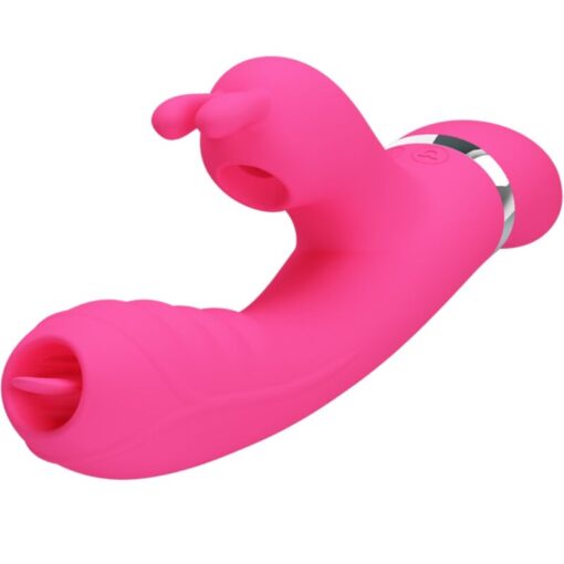 PRETTY LOVE – PHOENIX VIBRADOR RABBIT MULTIFUNCIÓN ROSA - intimamenities.com