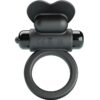 PRETTY LOVE – DEBONAIRE ANILLO VIBRADOR CONEJO 10 VIBRACIONES NEGRO - intimamenities.com