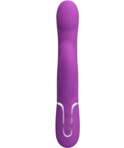 PRETTY LOVE – VIBRADOR & ESTIMULADOR MULTIFUNCIÓN 4 EN 1 MORADO - intimamenities.com