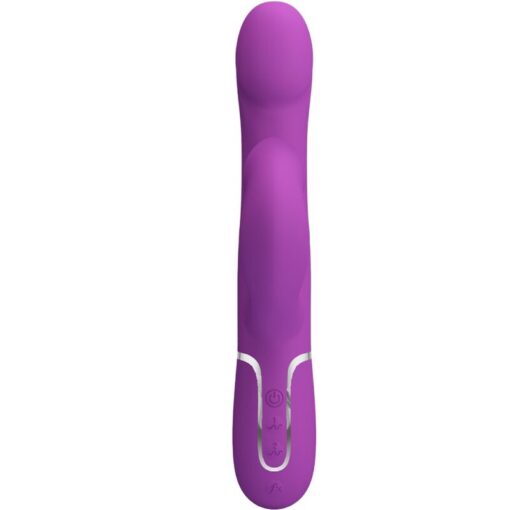 PRETTY LOVE – VIBRADOR & ESTIMULADOR MULTIFUNCIÓN 4 EN 1 MORADO - intimamenities.com