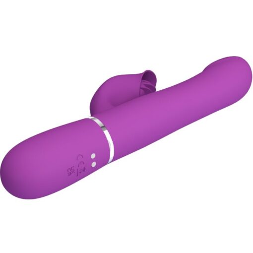PRETTY LOVE – VIBRADOR & ESTIMULADOR MULTIFUNCIÓN 4 EN 1 MORADO - intimamenities.com