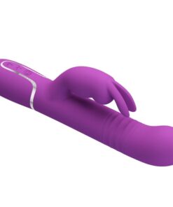 PRETTY LOVE – COALE VIBRADOR RABBIT MULTIFUNCIÓN 4 EN 1 MORADO - intimamenities.com