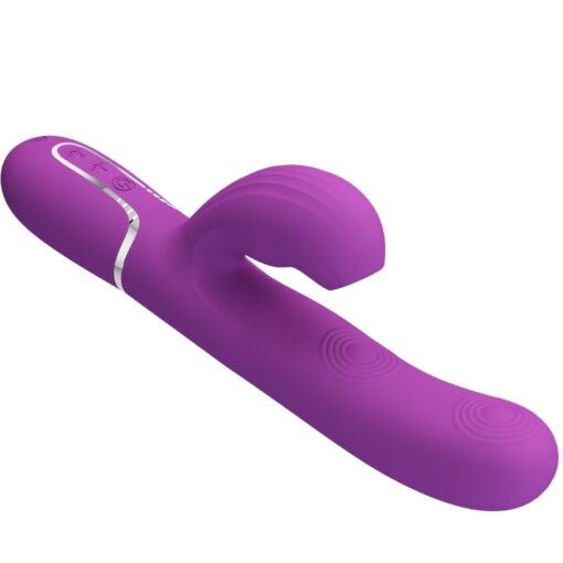 PRETTY LOVE – PERLITA VIBRADOR RABBIT MULTIFUNCIÓN 3 EN 1 MORADO - intimamenities.com