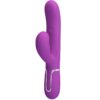 PRETTY LOVE – PERLITA VIBRADOR RABBIT MULTIFUNCIÓN 3 EN 1 MORADO - intimamenities.com
