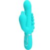 PRETTY LOVE – CAMMY TRIPLE VIBRADOR RABBIT MULTIFUNCIÓN 4 EN 1 AZUL - intimamenities.com