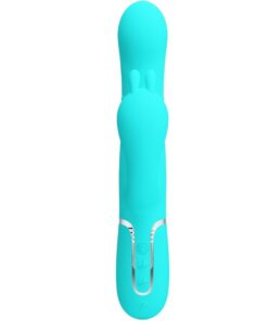 PRETTY LOVE – CAMMY TRIPLE VIBRADOR RABBIT MULTIFUNCIÓN 4 EN 1 AZUL - intimamenities.com