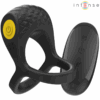 INTENSE – ALEX ANILLO DOBLE VIBRADOR PENE 10 VIBRACIONES NEGRO - intimamenities.com
