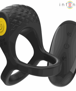 INTENSE – ALEX ANILLO DOBLE VIBRADOR PENE 10 VIBRACIONES NEGRO - intimamenities.com