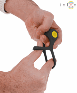 INTENSE – ALEX ANILLO DOBLE VIBRADOR PENE 10 VIBRACIONES NEGRO - intimamenities.com