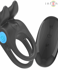 INTENSE – SAM ANILLO DOBLE VIBRADOR PENE 10 VIBRACIONES NEGRO - intimamenities.com