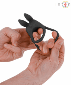 INTENSE – SAM ANILLO DOBLE VIBRADOR PENE 10 VIBRACIONES NEGRO - intimamenities.com