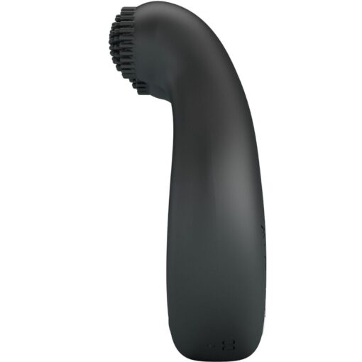 PRETTY LOVE – DAHLIA ANILLO VIBRADOR + ESTIMULADOR DE CLÍTOIS 12 VIBRACIONES NEGRO - intimamenities.com
