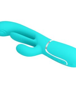 PRETTY LOVE – SHANIA TRIPLE VIBRADOR RABBIT MULTIFUNCIÓN 3 EN 1 - intimamenities.com