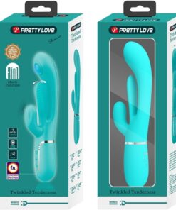 PRETTY LOVE – SHANIA TRIPLE VIBRADOR RABBIT MULTIFUNCIÓN 3 EN 1 - intimamenities.com