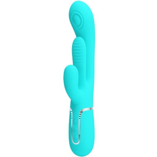 PRETTY LOVE – SHANIA TRIPLE VIBRADOR RABBIT MULTIFUNCIÓN 3 EN 1 - intimamenities.com