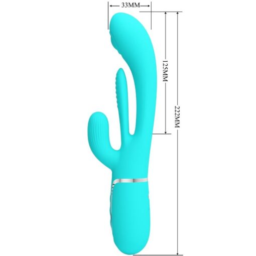 PRETTY LOVE – SHANIA TRIPLE VIBRADOR RABBIT MULTIFUNCIÓN 3 EN 1 - intimamenities.com