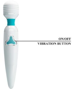 PRETTY LOVE – CLOUD VIBRADOR WAND 7 VIBRACIONES BLANCO - intimamenities.com