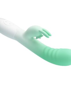 PRETTY LOVE – CERBERUS VIBRADOR RABBIT 3O VIBRACIONES VERDE - intimamenities.com