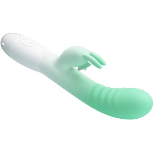 PRETTY LOVE – CERBERUS VIBRADOR RABBIT 3O VIBRACIONES VERDE - intimamenities.com