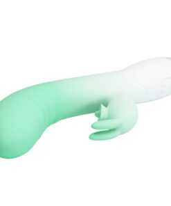 PRETTY LOVE – CERBERUS VIBRADOR RABBIT 3O VIBRACIONES VERDE - intimamenities.com