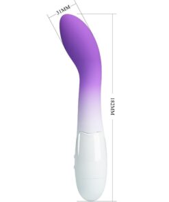 PRETTY LOVE – BISHOP VIBRADOR PUNTO G 30 VIBRACIONES MORADO - intimamenities.com