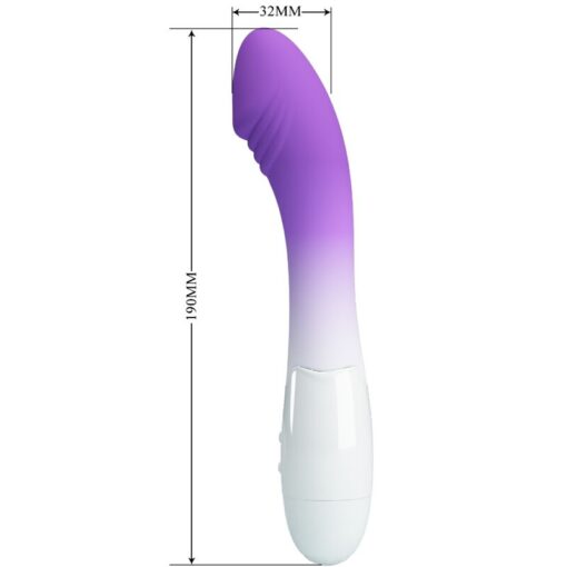 PRETTY LOVE – ELEMENTAL VIBRADOR PUNTO G 30 VIBRACIONES MORADO - intimamenities.com