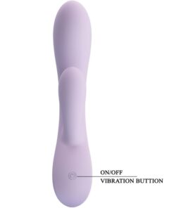 PRETTY LOVE – ROSOLYN VIBRADOR RABBIT 10 VIBRACIONES MORADO - intimamenities.com