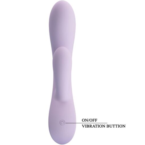 PRETTY LOVE – ROSOLYN VIBRADOR RABBIT 10 VIBRACIONES MORADO - intimamenities.com
