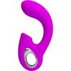 PRETTY LOVE – SIBEL VIBRADOR PUNTO G + ESTIMULADOR CLÍTORIS 10 VIBRACIONES MORADO - intimamenities.com