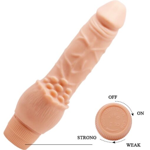 BAILE – BARBARA VIBRADOR REALÍSTICO 19.5 CM NATURAL - intimamenities.com