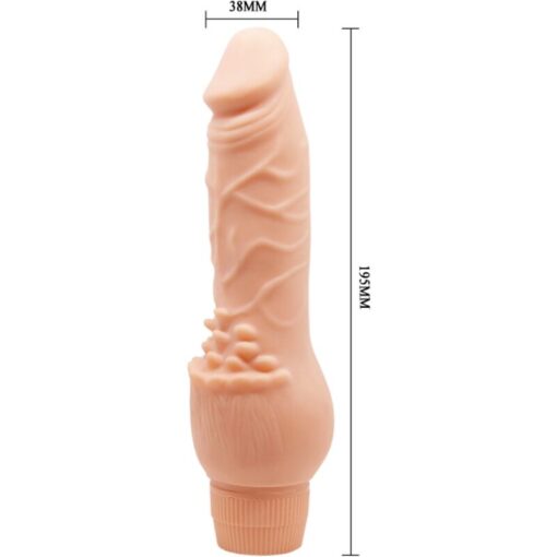 BAILE – BARBARA VIBRADOR REALÍSTICO 19.5 CM NATURAL - intimamenities.com