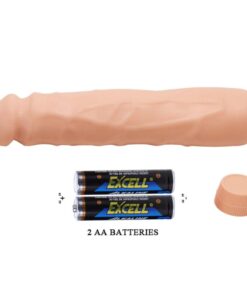 BAILE – JACK VIBRADOR REALÍSTICO 26 CM NATURAL - intimamenities.com