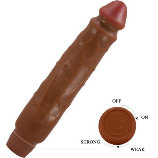 BAILE – JACK VIBRADOR REALÍSTICO 26 CM MULATO - intimamenities.com