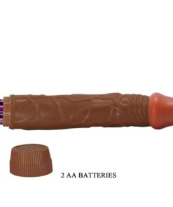 BAILE – BOB VIBRADOR REALÍSTICO 22.5 CM MULATO - intimamenities.com