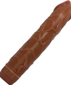 BAILE – BOB VIBRADOR REALÍSTICO 22.5 CM MULATO - intimamenities.com