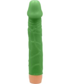 BAILE – BILL VIBRADOR REALÍSTICO 22.5 CM VERDE - intimamenities.com
