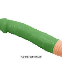 BAILE – BILL VIBRADOR REALÍSTICO 22.5 CM VERDE - intimamenities.com