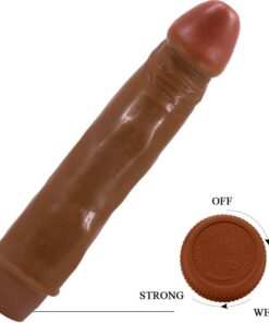 BAILE – DWARF VIBRADOR REALÍSTICO 21 CM MULATO - intimamenities.com
