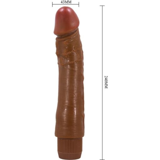 BAILE – DYBBUK VIBRADOR REALÍSTICO 24 CM MULATO - intimamenities.com