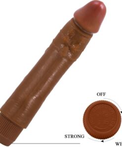 BAILE – DYBBUK VIBRADOR REALÍSTICO 24 CM MULATO - intimamenities.com