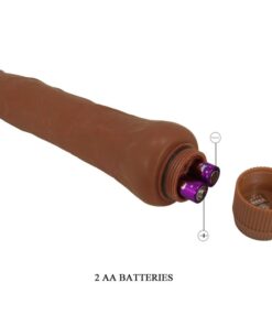 BAILE – DRYAD VIBRADOR REALÍSTICO 25 CM MULATO - intimamenities.com