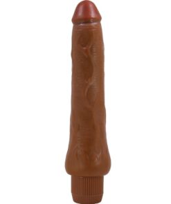 BAILE – DRYAD VIBRADOR REALÍSTICO 25 CM MULATO - intimamenities.com