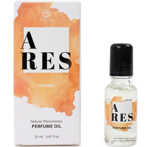 SECRETPLAY – ARES PERFUME NATURAL FEROMONAS EN ACEITE PARA HOMBRE 20 ML - intimamenities.com
