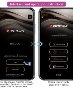 PRETTY LOVE – LEVIATHAN VIBRADOR CONTROLADO POR APP MORADO - intimamenities.com