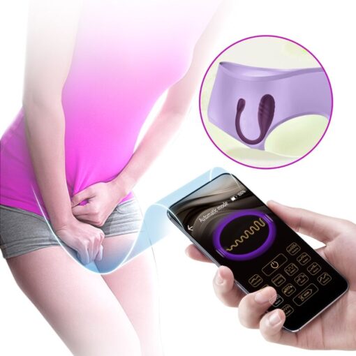 PRETTY LOVE – LEVIATHAN VIBRADOR CONTROLADO POR APP MORADO - intimamenities.com