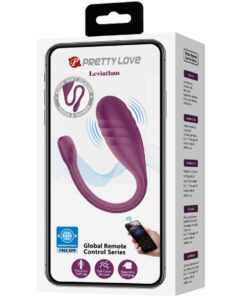 PRETTY LOVE – LEVIATHAN VIBRADOR CONTROLADO POR APP MORADO - intimamenities.com